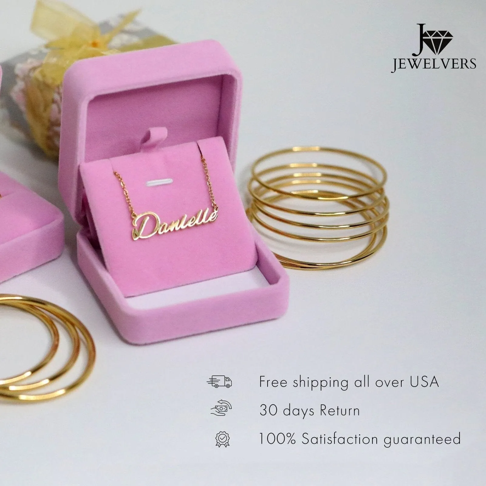 18K Gold-Filled Birth Flower Necklace