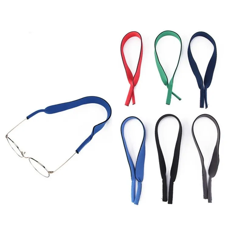 2 PCS Neoprene Diving Swimming Glasses Band Sunglasses Sponge Rope(Blue)