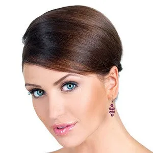 5.32 Carat 14K Solid Rose Gold Pink Topaz Flower Earrings