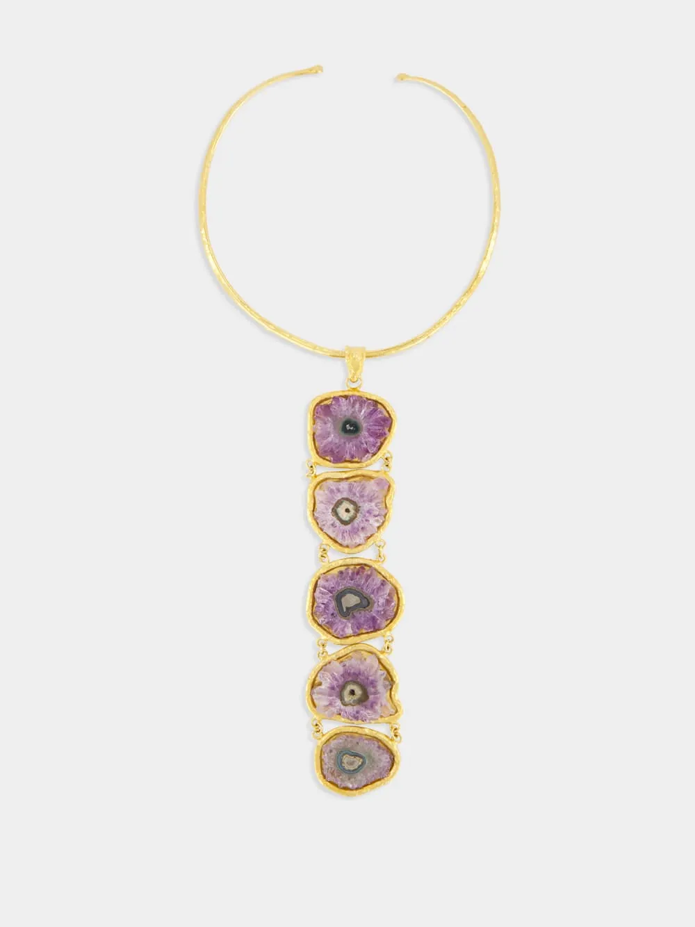 Amethyst Gold Necklace