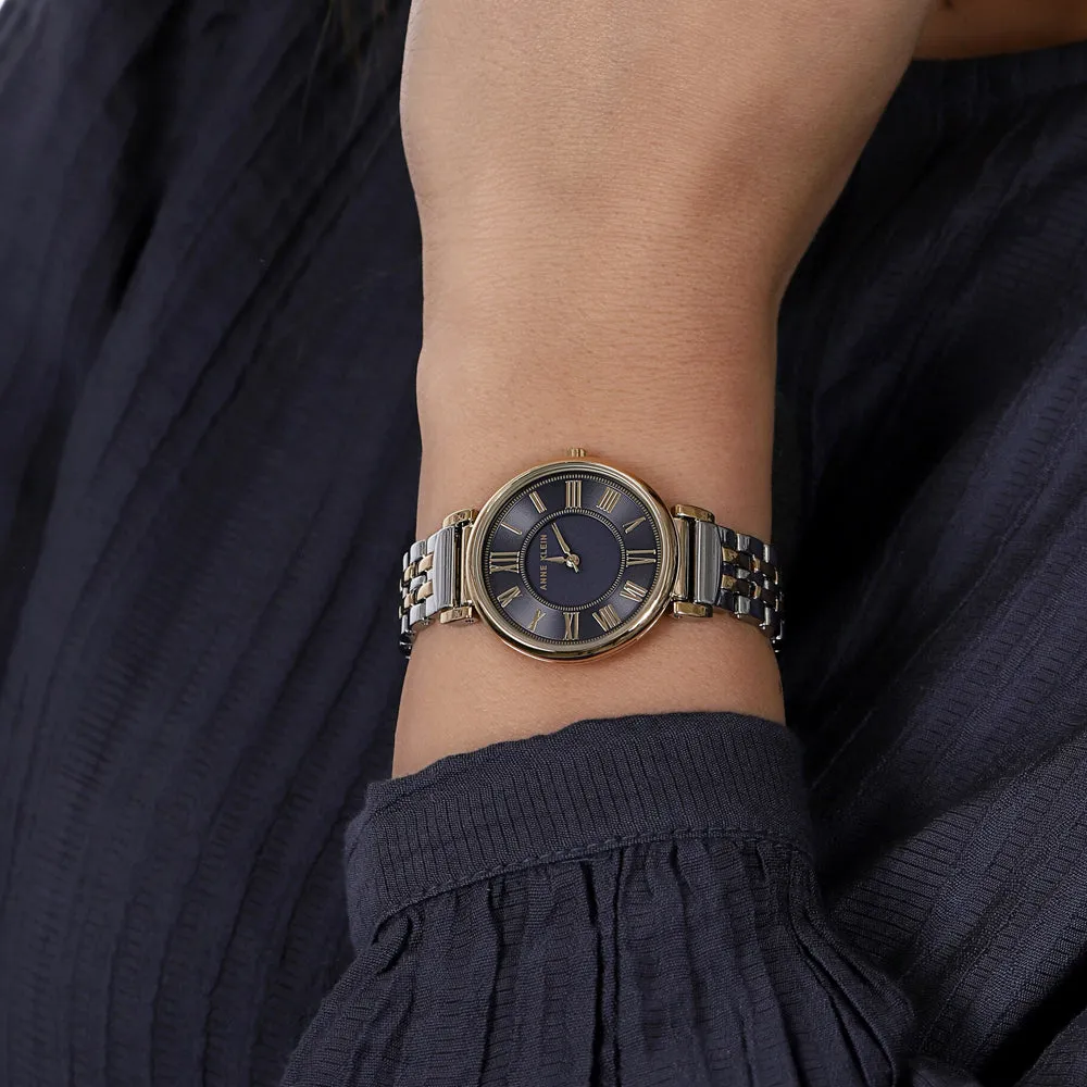 Anne Klein Two Tone Bracelet Ladies Watch AK/2159NVTT