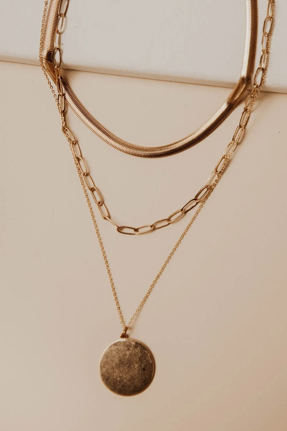 Brinley Layered Circle Necklace