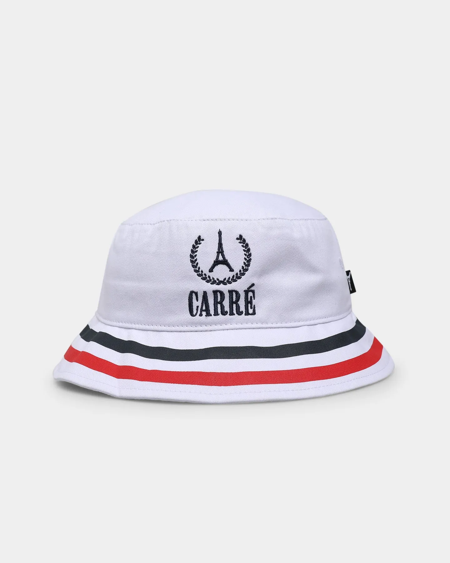 Carre Insigne Bucket Hat White