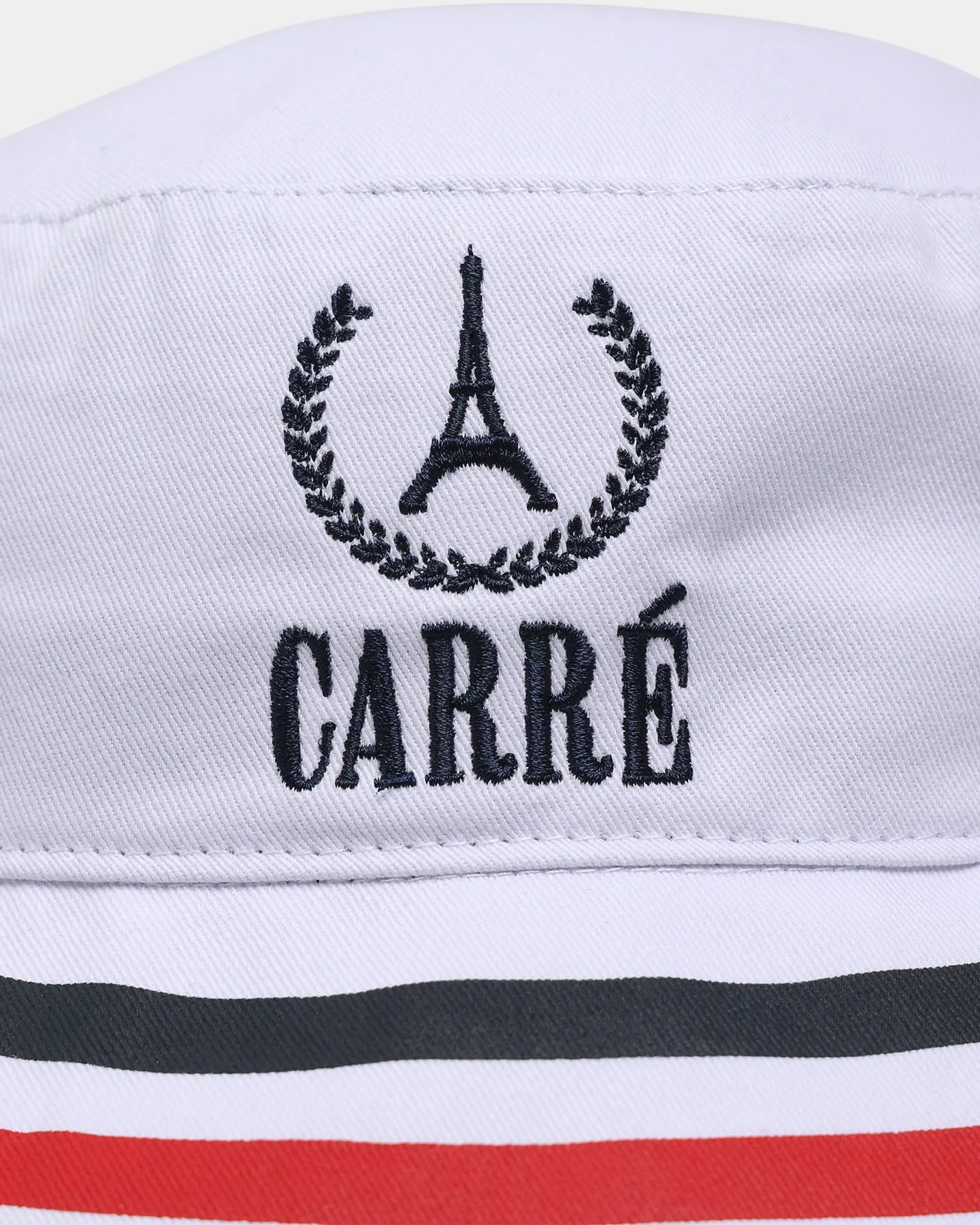 Carre Insigne Bucket Hat White