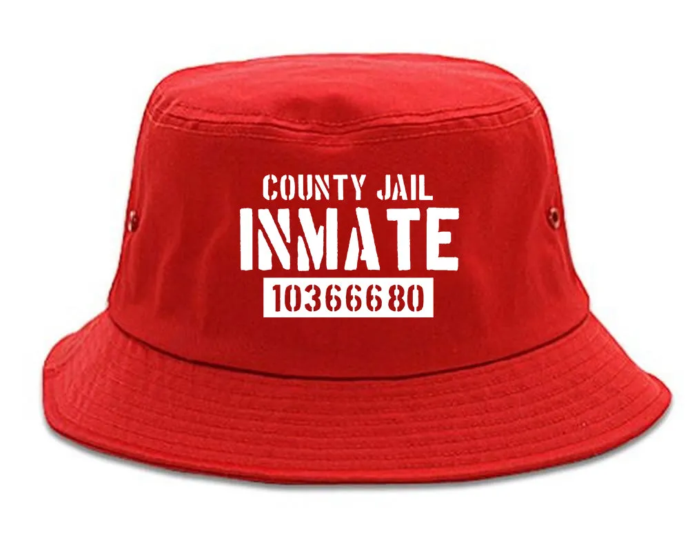 County Jail Inmate 666 Halloween Costume Mens Bucket Hat