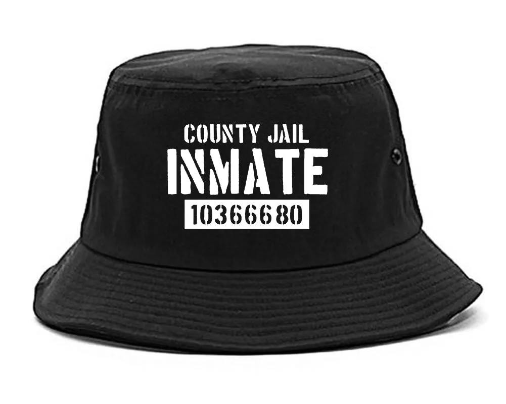 County Jail Inmate 666 Halloween Costume Mens Bucket Hat
