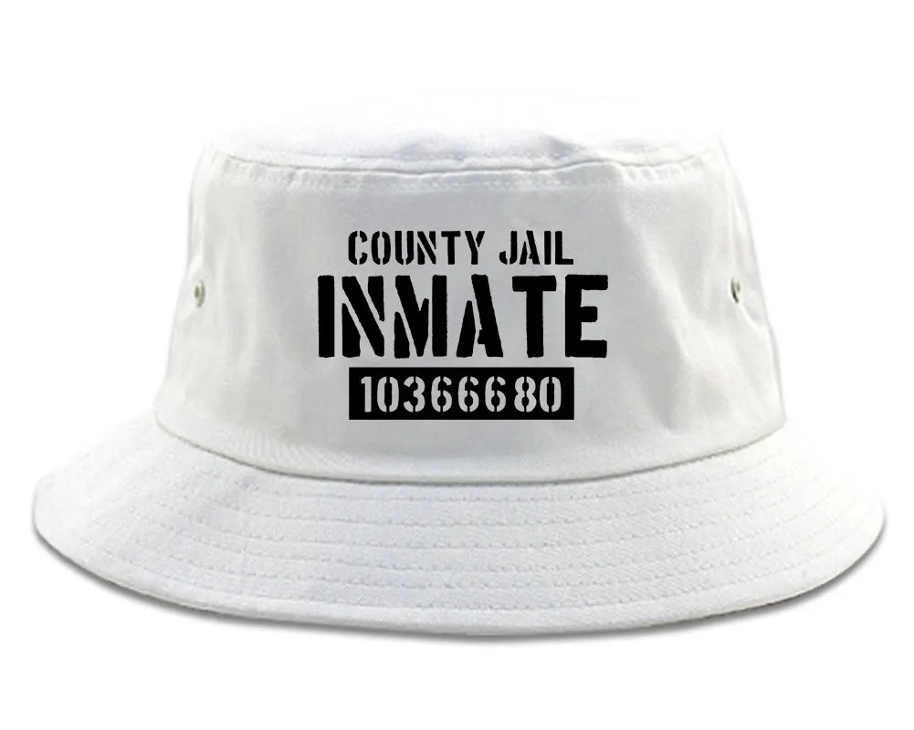 County Jail Inmate 666 Halloween Costume Mens Bucket Hat
