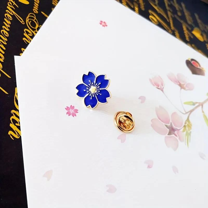 Cute Cherry Blossom Brooch Safe  Stylish Accessory for Women