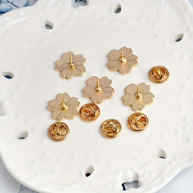 Cute Cherry Blossom Brooch Safe  Stylish Accessory for Women