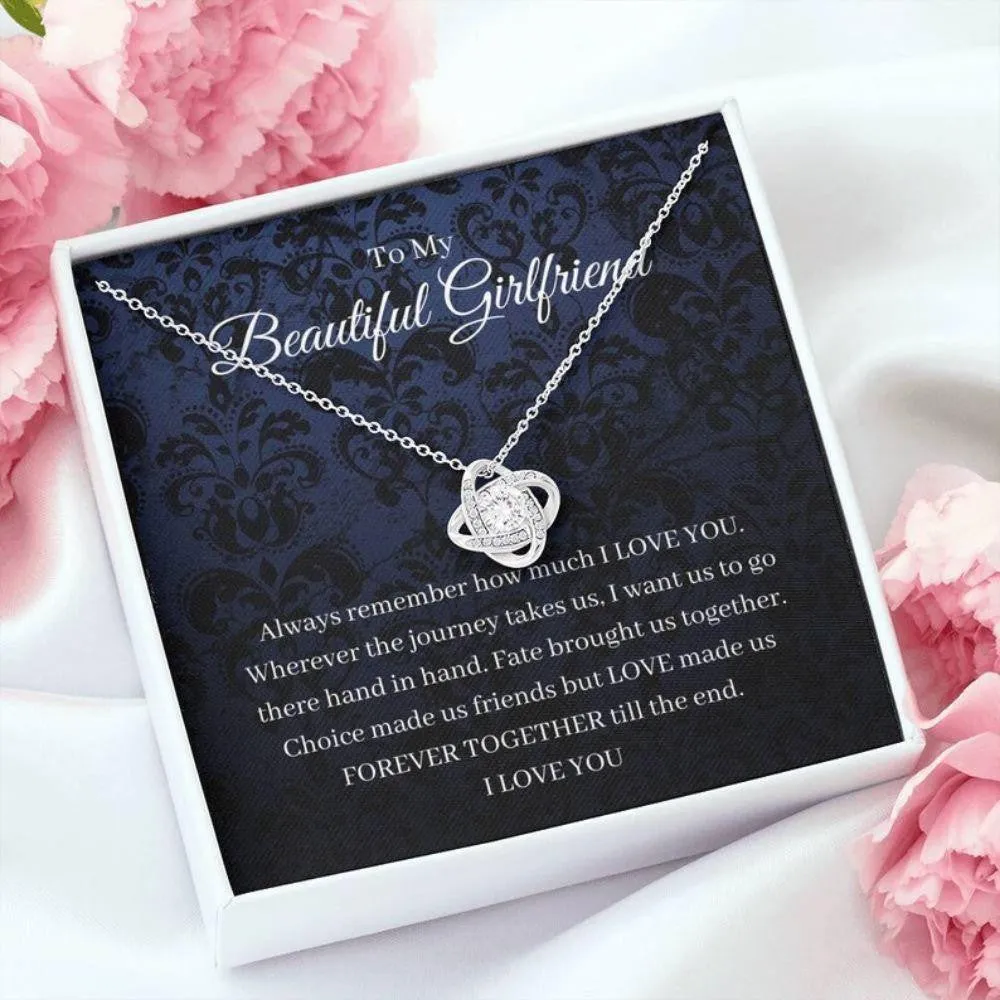 Girlfriend Necklace, To My Girlfriend Gift Necklace, Necklace For Girlfriend, Gift For Her, Anniversary Gift