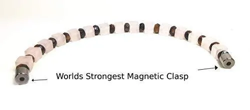 Handmade Rose Quartz - Tiger Eye Bead Bracelet For Women - Empath Protection Bracelet For Children