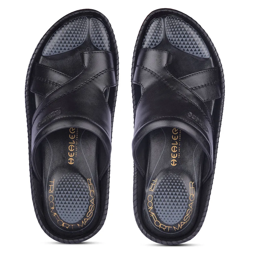 Healers By Liberty Mens STEAMER92E Black Casual Thong
