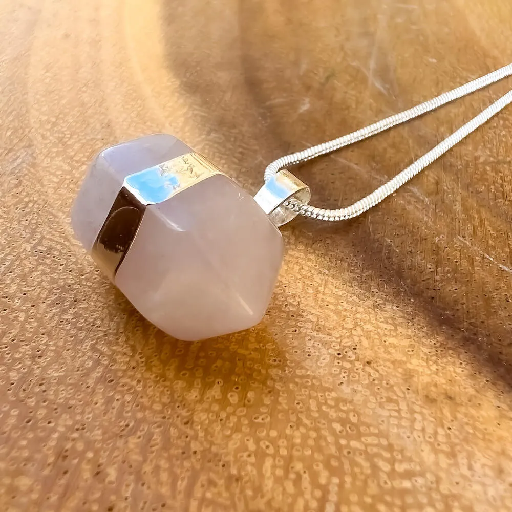 Horizontal Double Point Crystal Necklace
