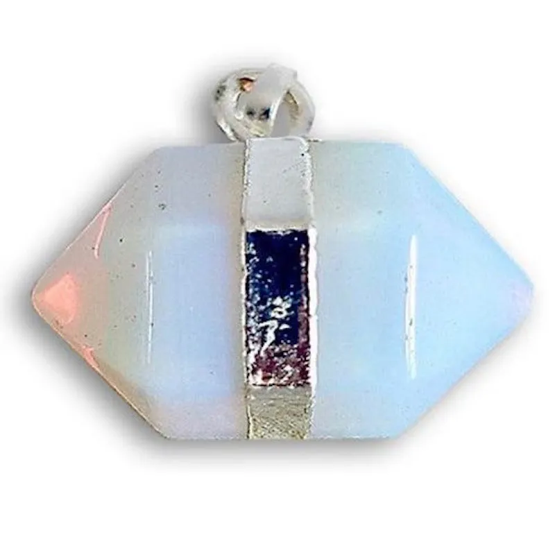 Horizontal Double Point Crystal Necklace