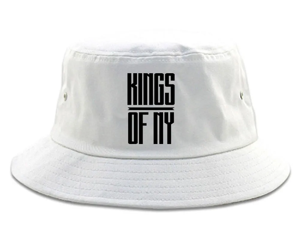 Kings Of NY Long Stretched Logo Bucket Hat
