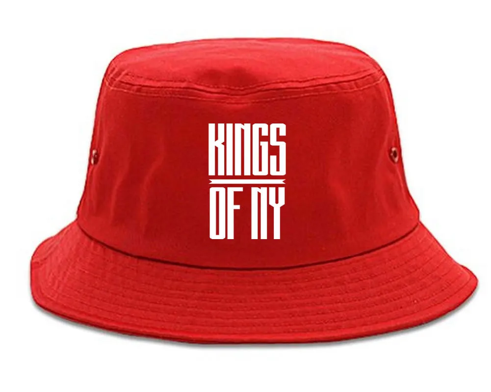 Kings Of NY Long Stretched Logo Bucket Hat