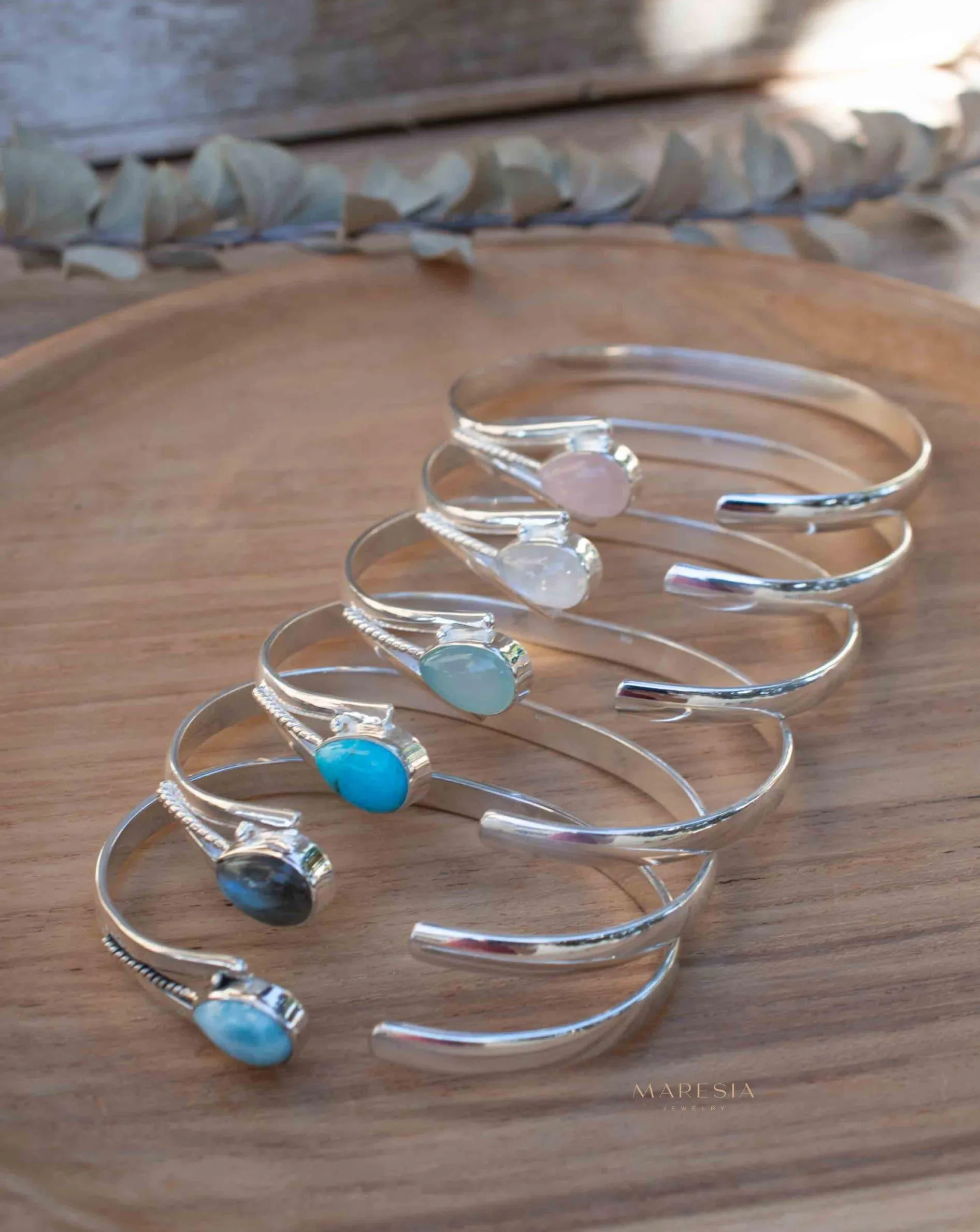 Labradorite Adjustable Bracelet ~ Sterling Silver 925 ~ MB061