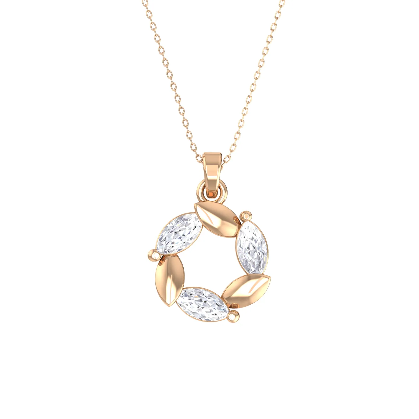 Marquise Lab Grown Diamond Fashion Pendant