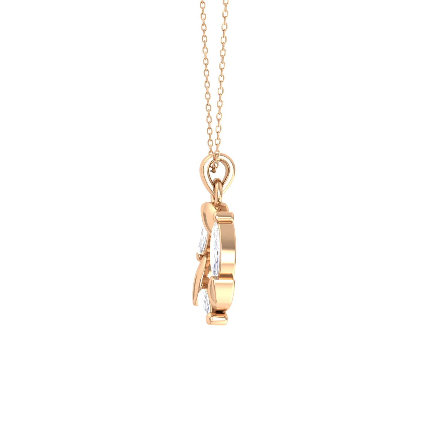 Marquise Lab Grown Diamond Fashion Pendant