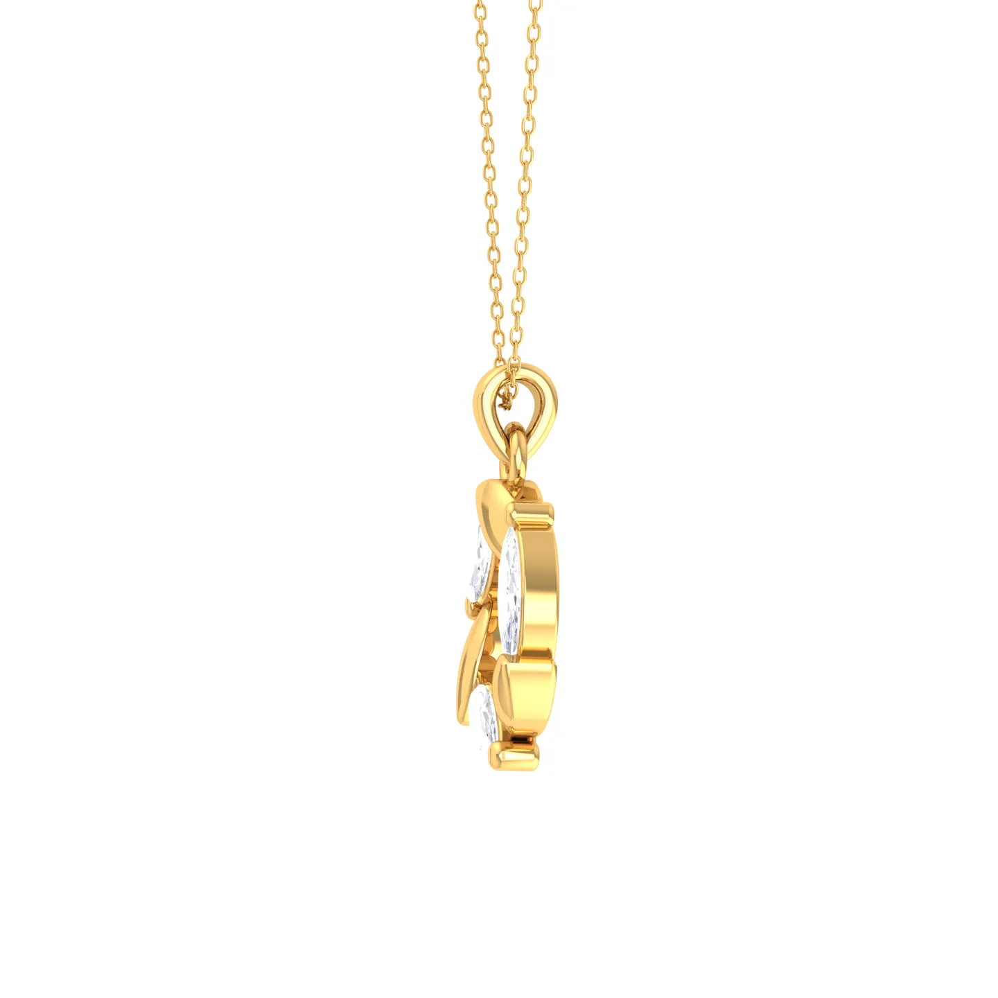 Marquise Lab Grown Diamond Fashion Pendant