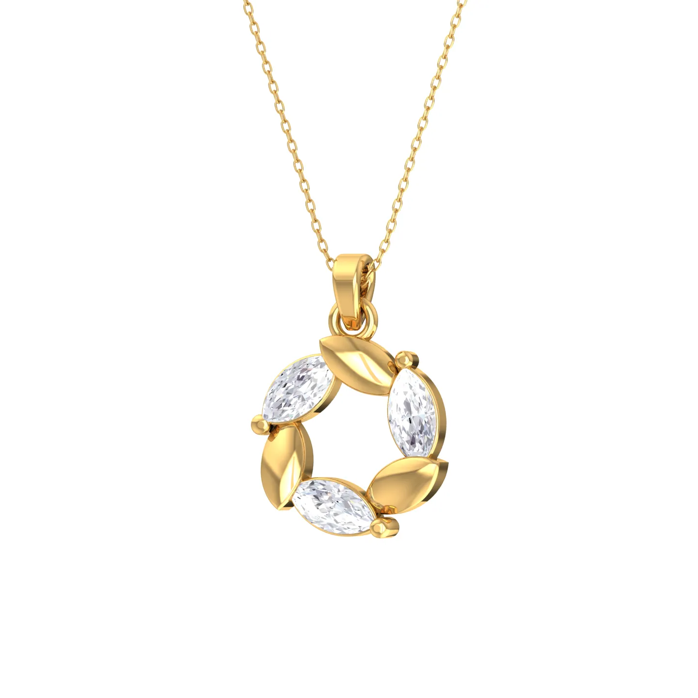 Marquise Lab Grown Diamond Fashion Pendant