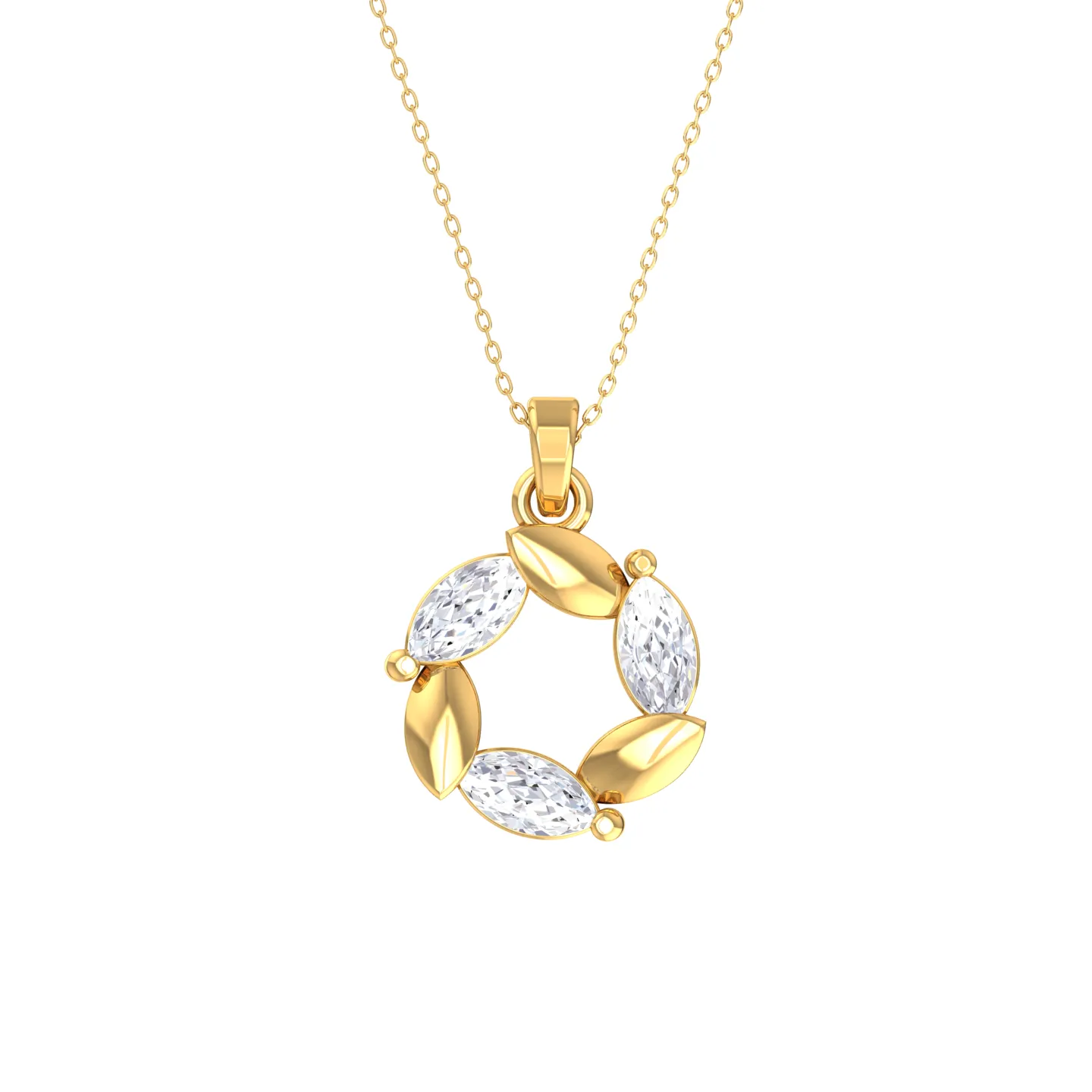 Marquise Lab Grown Diamond Fashion Pendant
