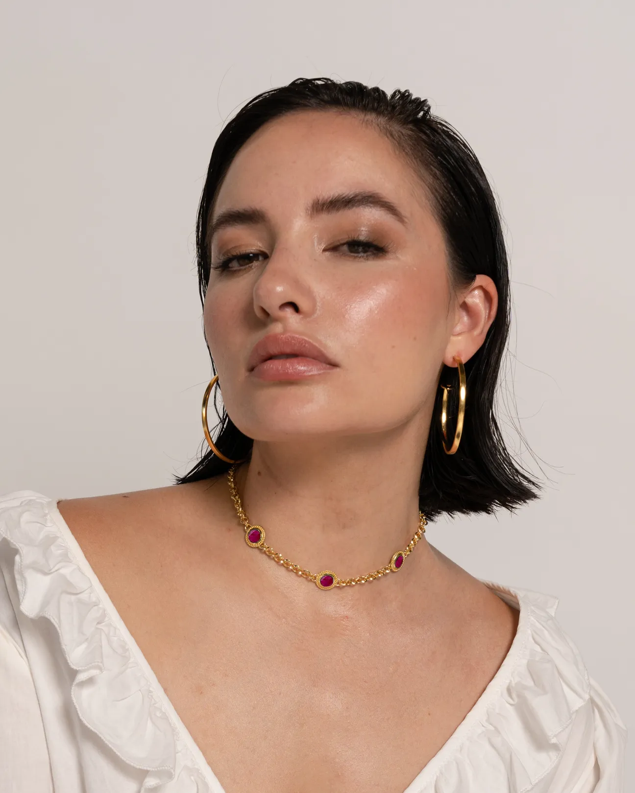 MOUNTAIN MOON - TIJANA RUBY QUARTZ NECKLACE