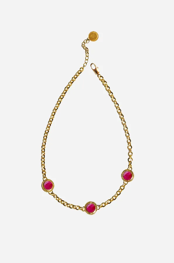 MOUNTAIN MOON - TIJANA RUBY QUARTZ NECKLACE