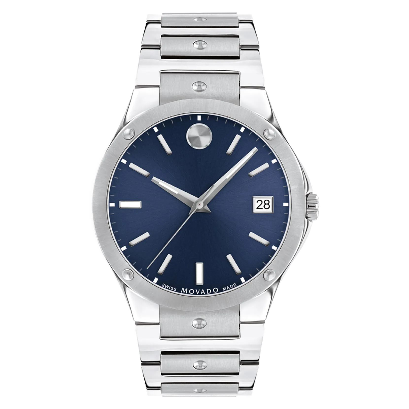 MOVADO SE Blue Dial Watch 0607513