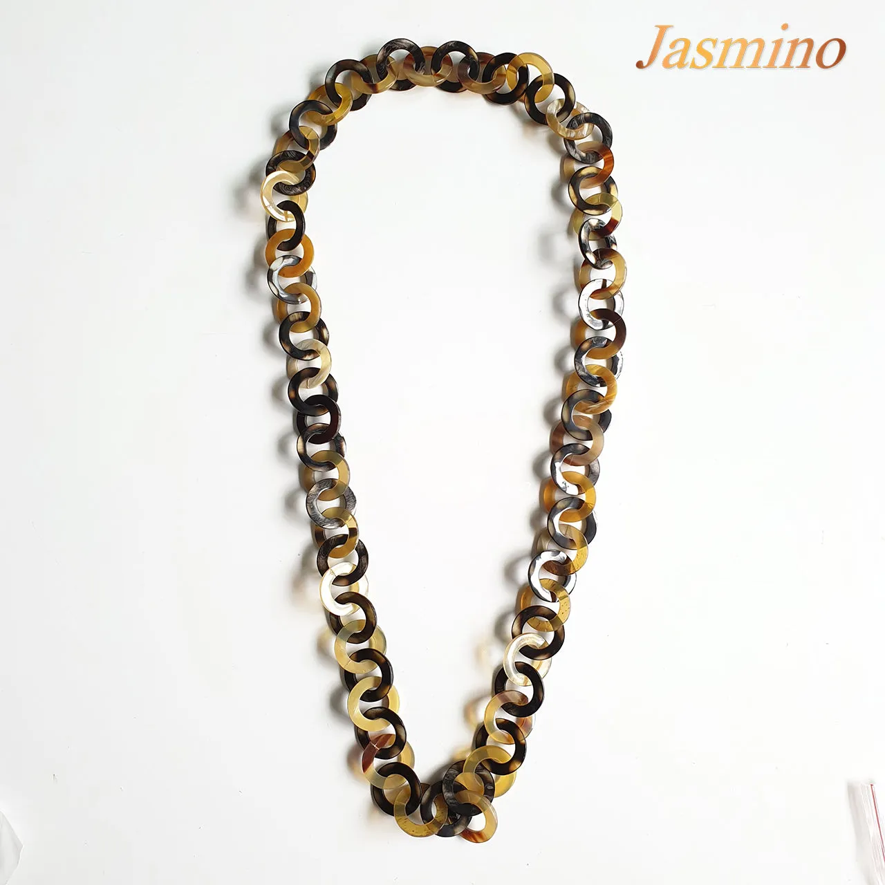 Natural and Stunning Handmade Buffalo Horn Necklace J17545, Enhanced Value for Women.
