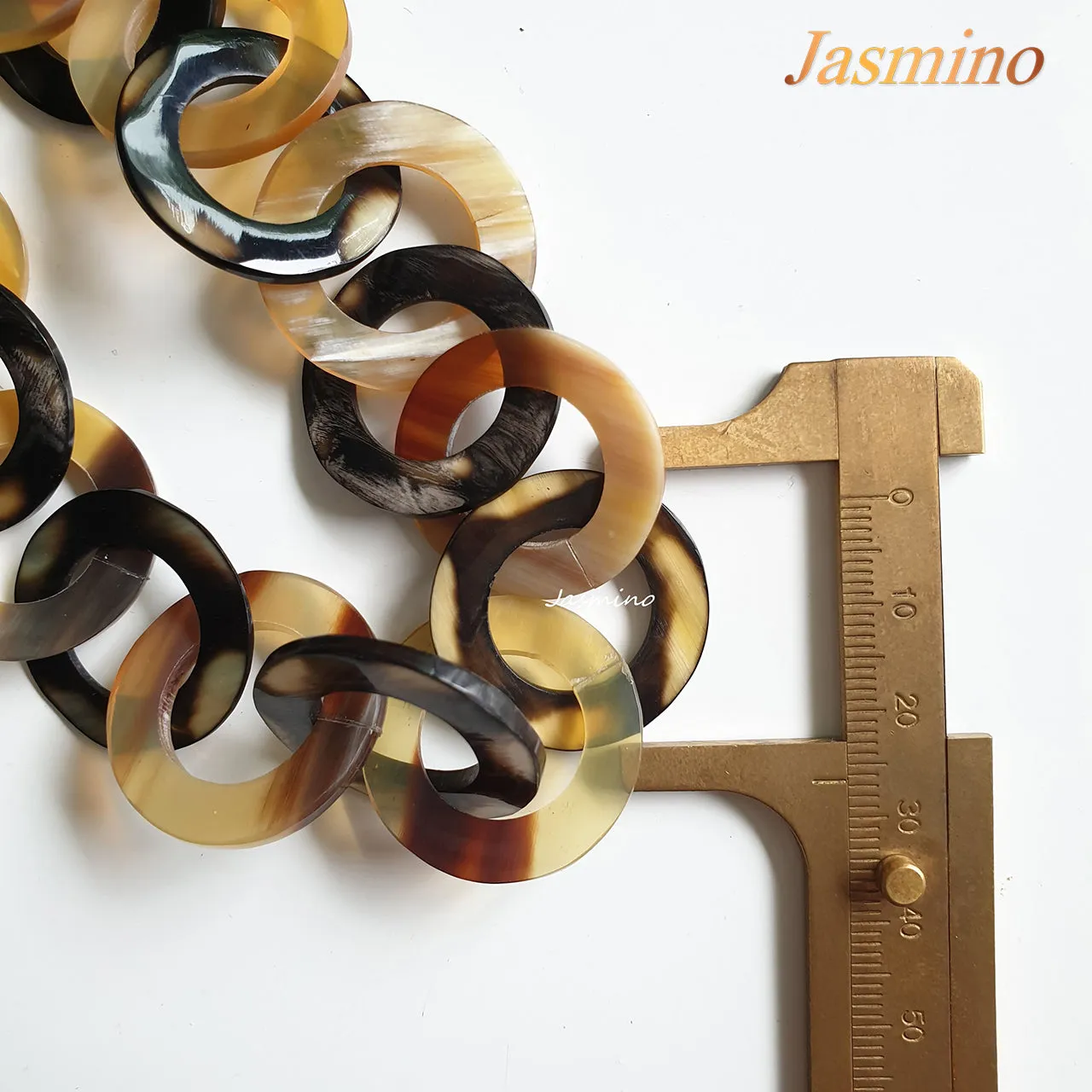 Natural and Stunning Handmade Buffalo Horn Necklace J17545, Enhanced Value for Women.