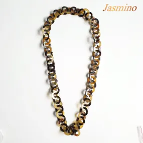 Natural and Stunning Handmade Buffalo Horn Necklace J17545, Enhanced Value for Women.