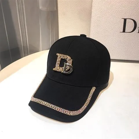 New Letter D Baseball Caps  Rhinestone Hat Cotton K Kop Cap Hip Hop Cap Hats for Women Snap Back  bone