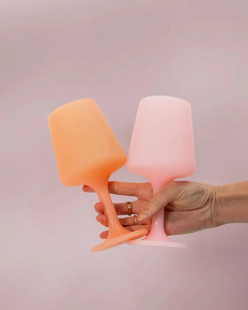 Porter Green Swep Silicone Glasses - Peach   Petal