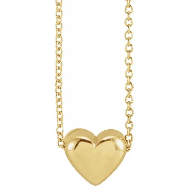 Puffy Heart Necklace