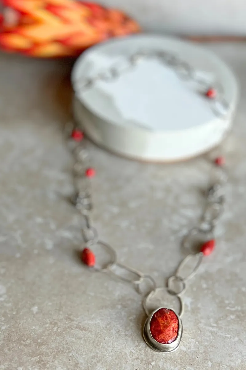 Sponge Coral Necklace