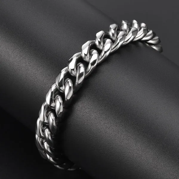 Stainless Steel Hip Hop Bracelet 不銹鋼嘻哈手鍊 KJBR16039