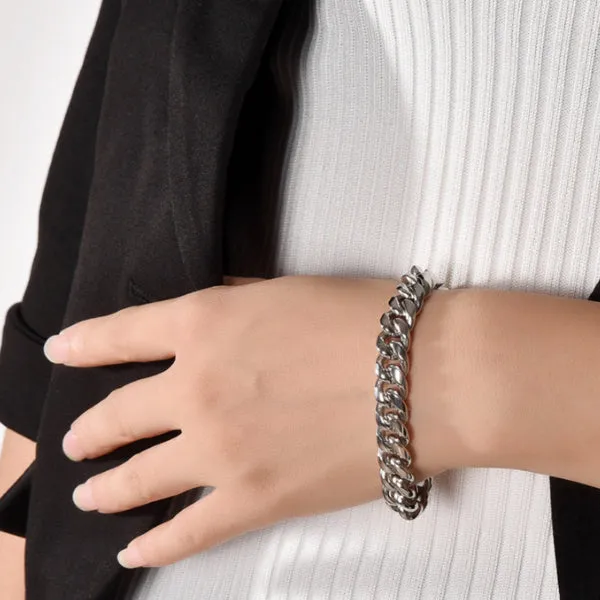 Stainless Steel Hip Hop Bracelet 不銹鋼嘻哈手鍊 KJBR16039