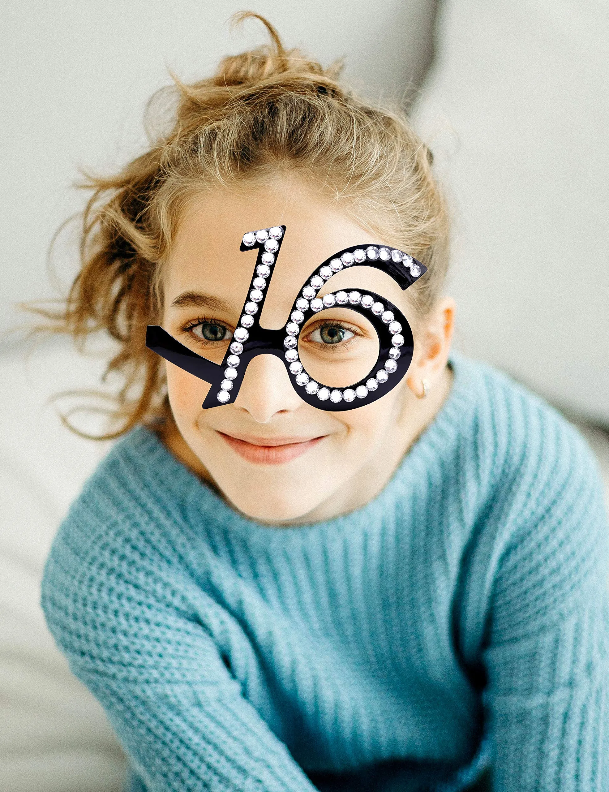 Sweet 16 Birthday Decorations,16th Birthday Party Supplies,Sweet 16th Birthday Glasses