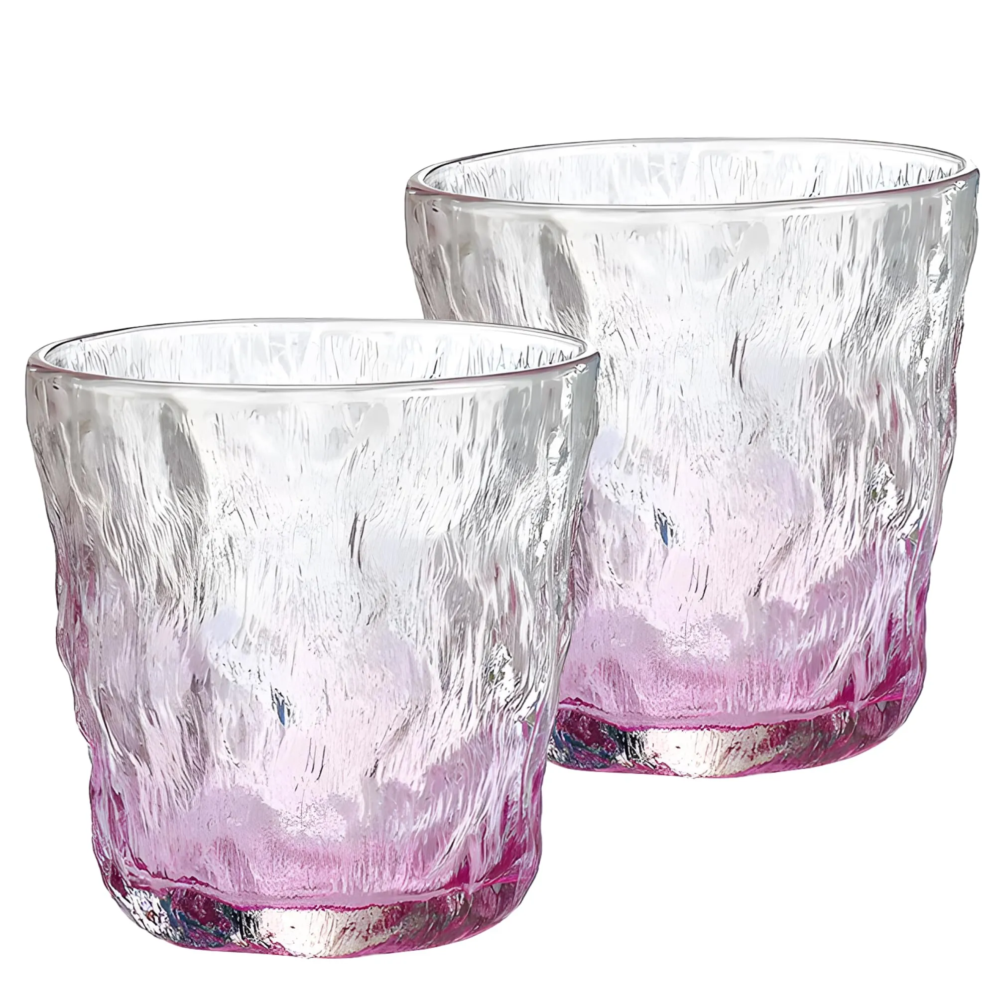 The Better Home Zest Juice Glasses Set of 2 (270ml Each) | Water Glasses | Cold Drink Glass | Lead Free Drinking Glasses | Kitchen Gift Items | Kaanch Ke Glass | Housewarming Gifts (Purple)