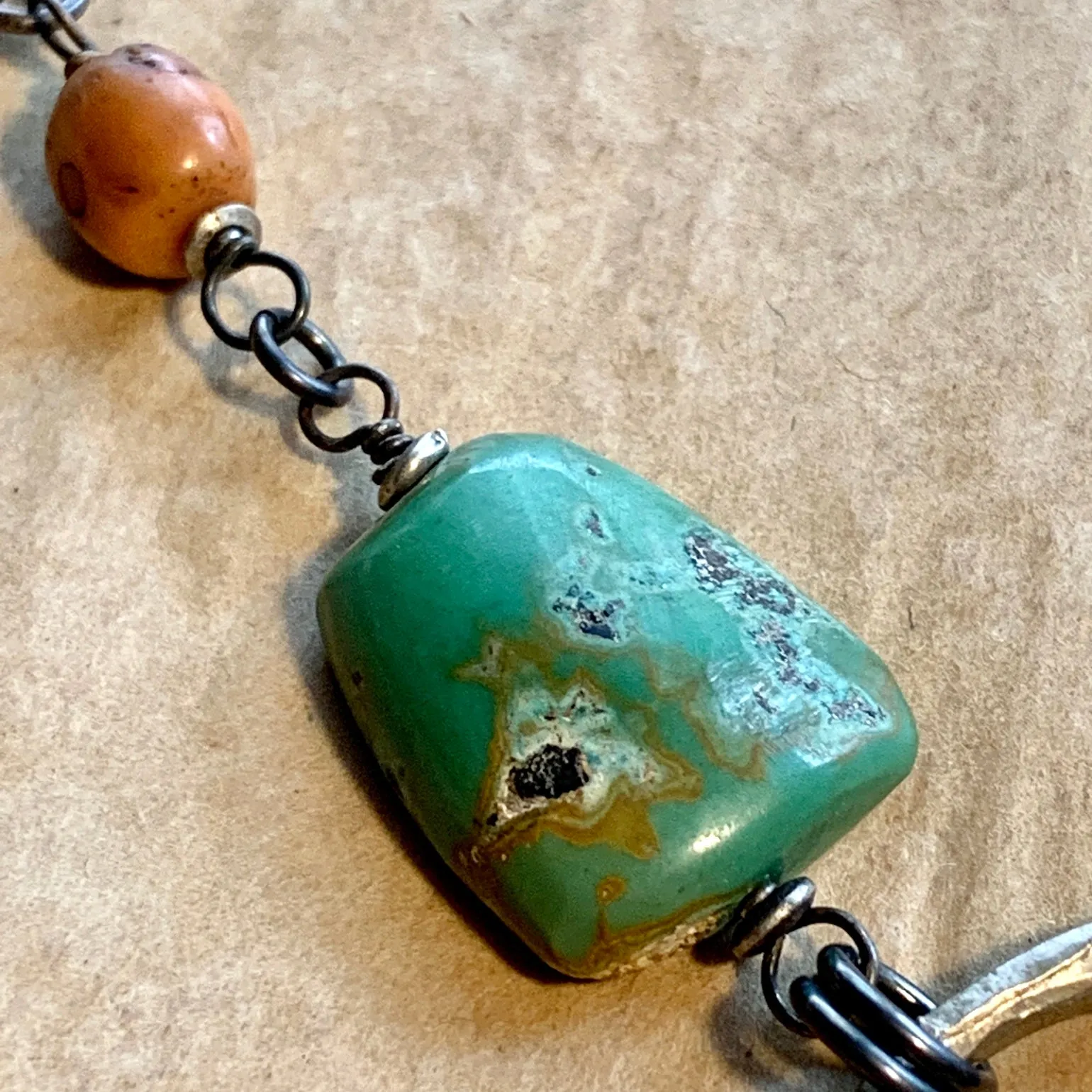 Tuareg Silver Ring Necklace