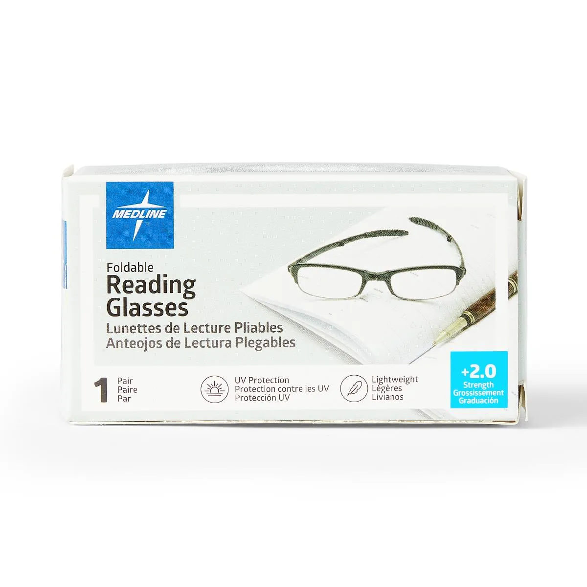 Unisex Reading Glasses, Strength  2.00