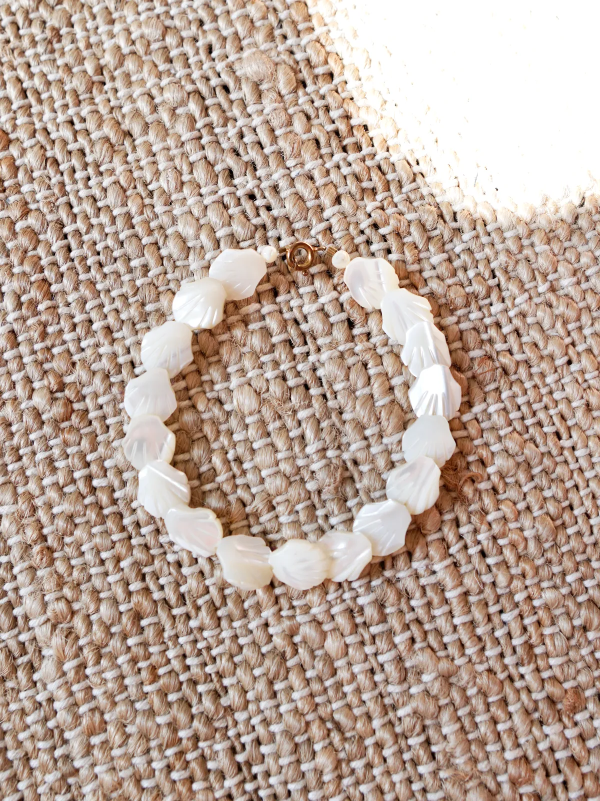 Vintage Carved Shell Mother Of Pearl Bracelet