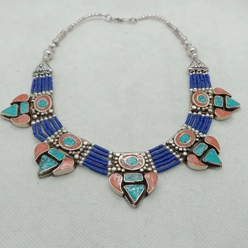 Vintage Nepalese Tribal Choker Necklace
