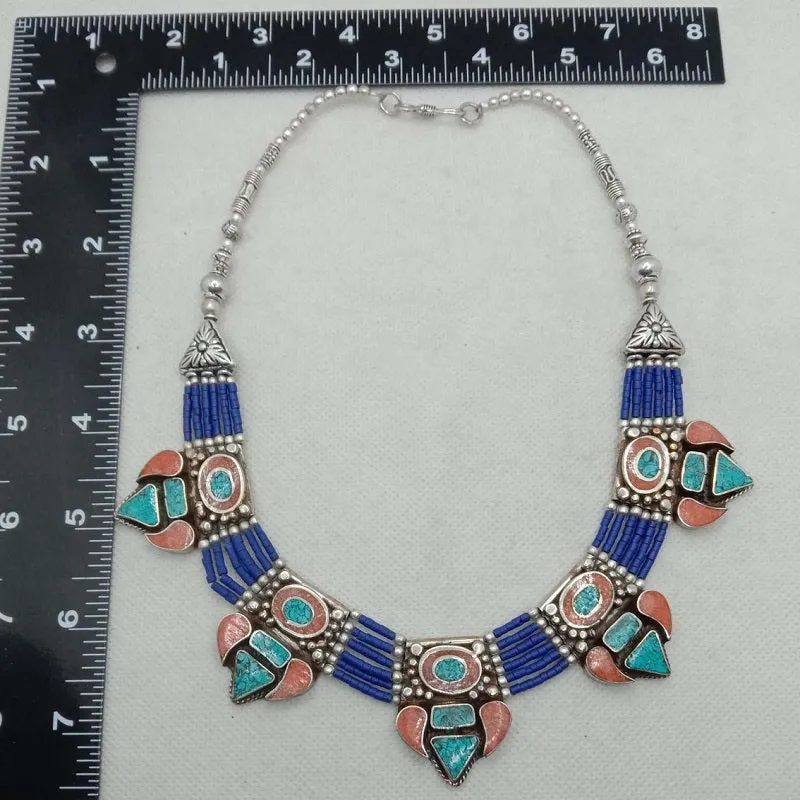 Vintage Nepalese Tribal Choker Necklace