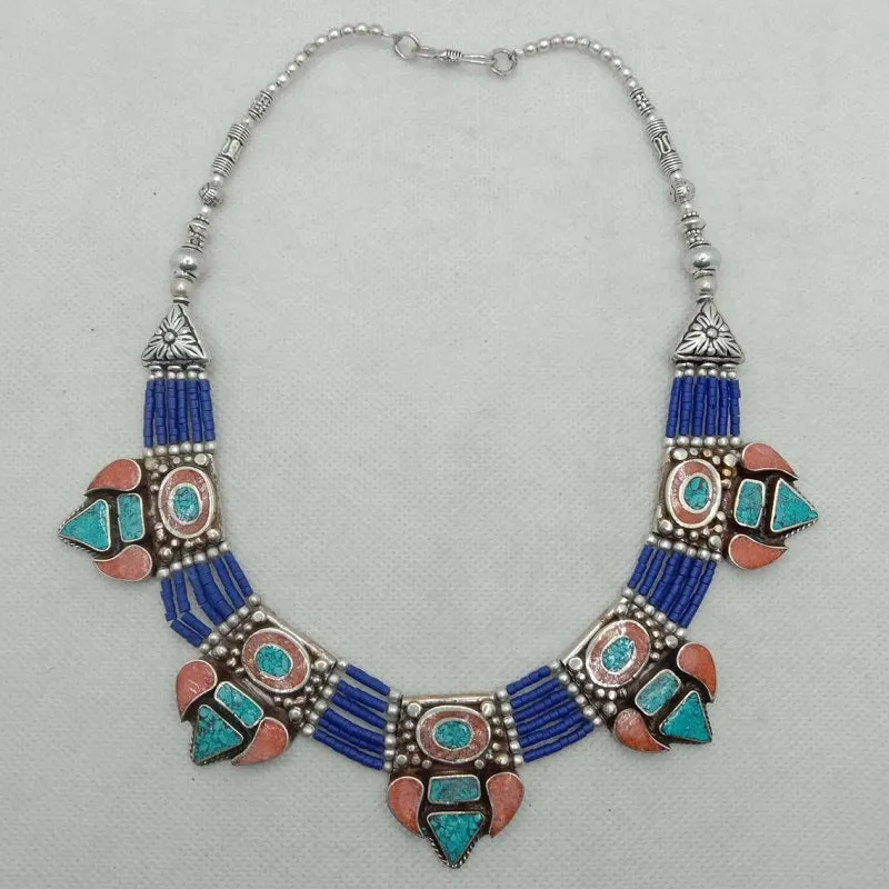 Vintage Nepalese Tribal Choker Necklace