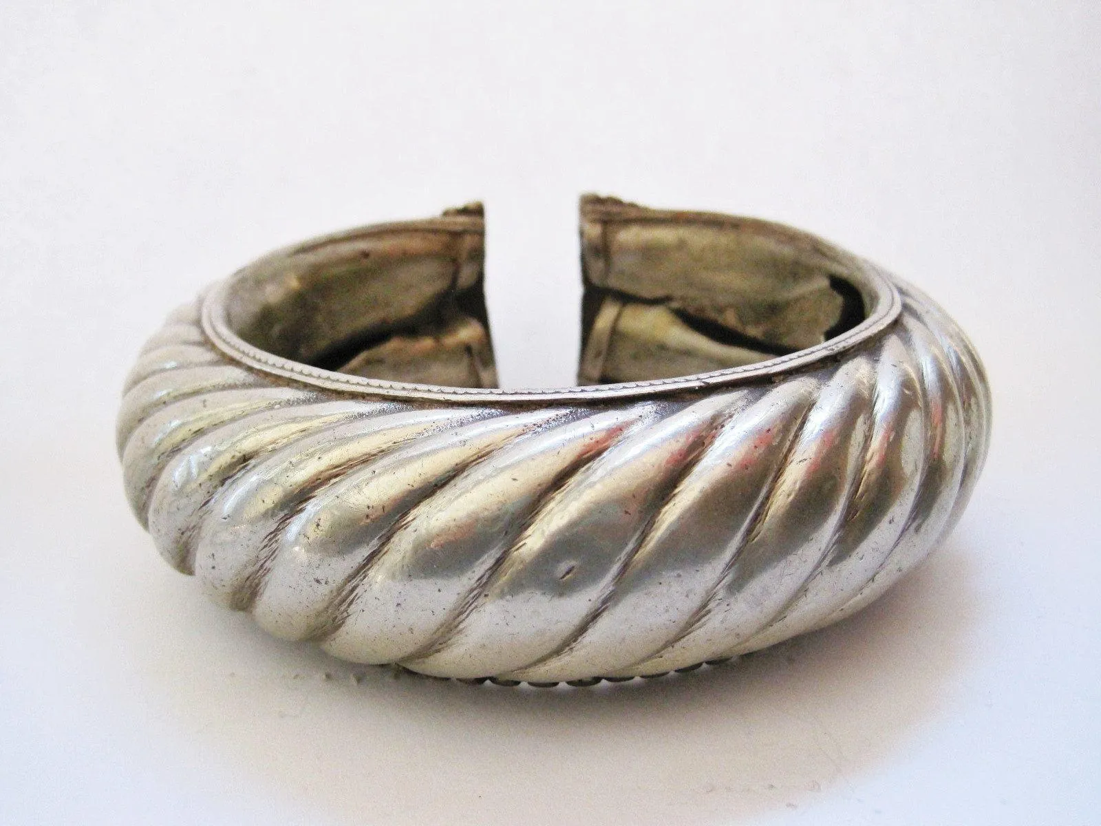 Vintage Rigid Ethnic Anklet from Madhya Pradesh in India