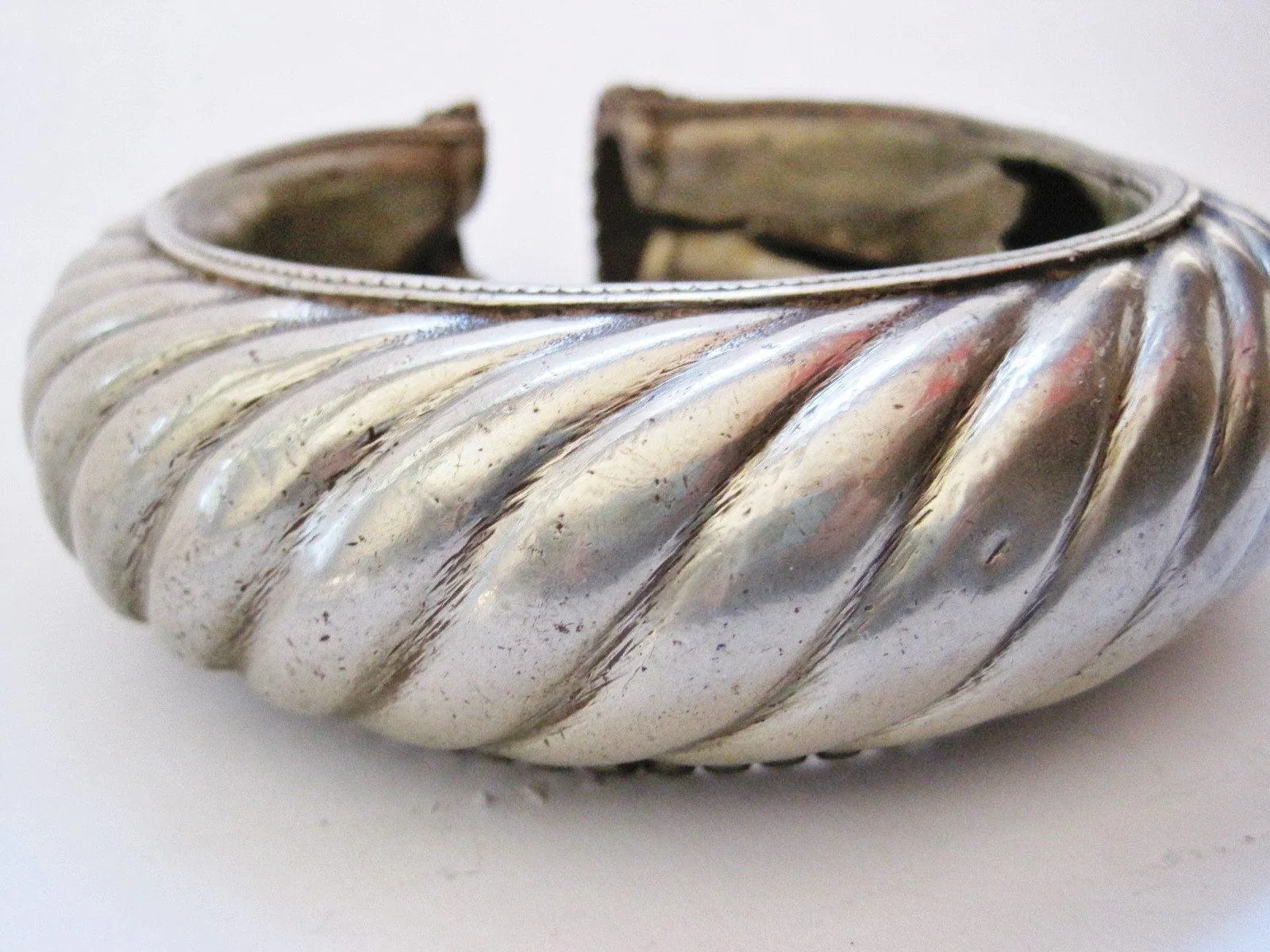 Vintage Rigid Ethnic Anklet from Madhya Pradesh in India