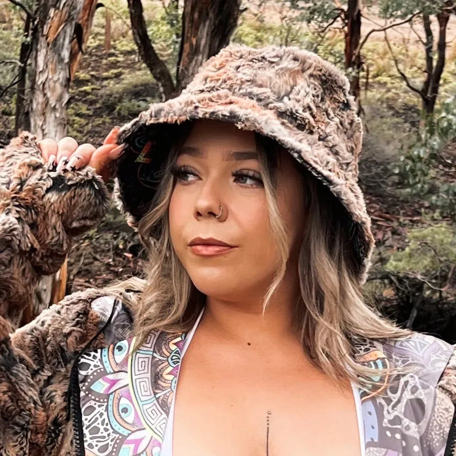 Wildcat Mandala Reversible Bucket Hat
