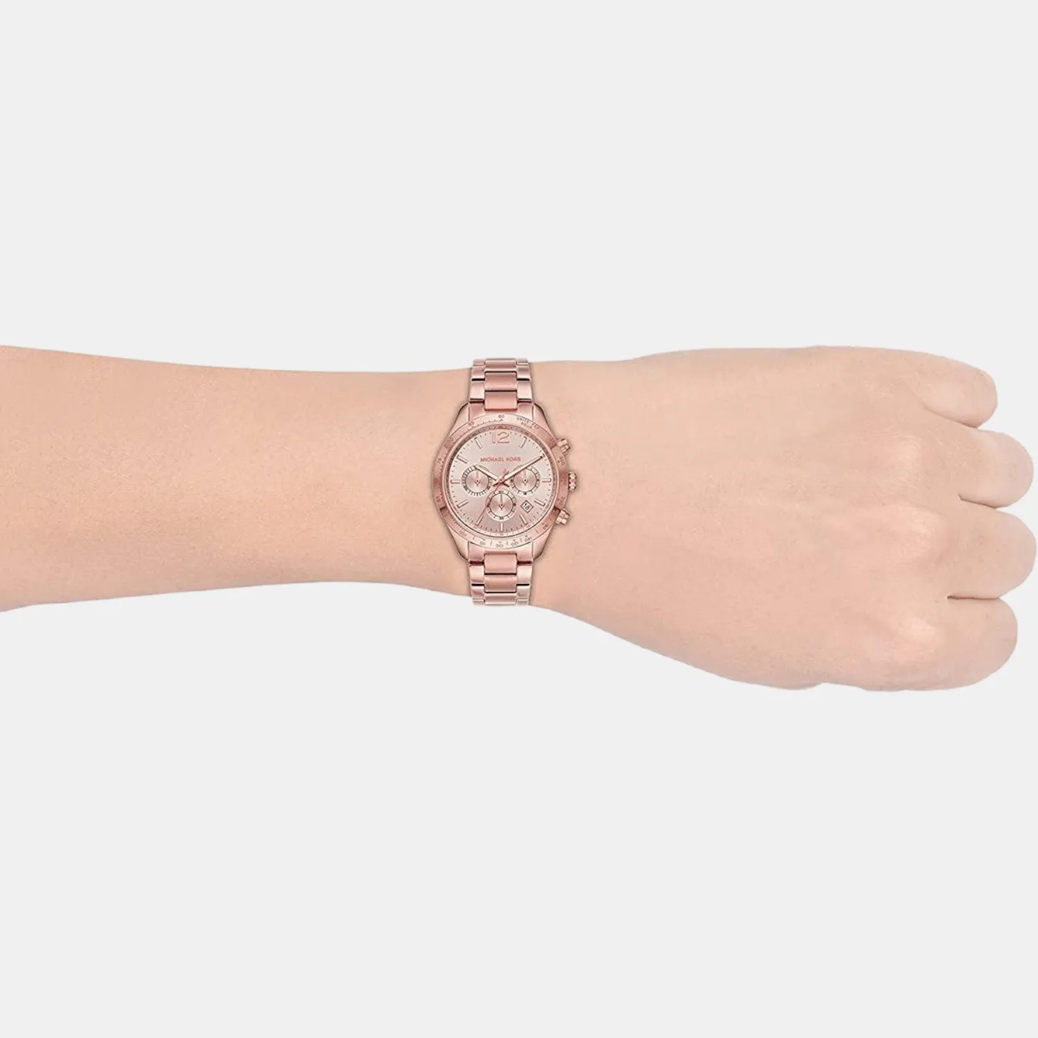 Women's Stainless Steel Chronograph Watch MK6796